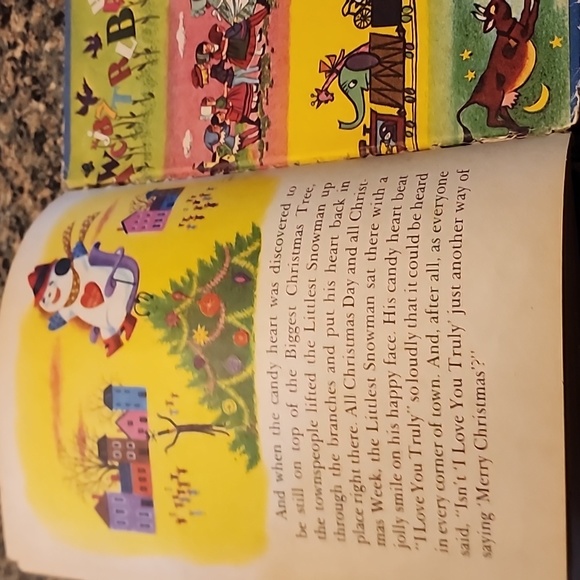 Vintage The Littlest Snowman Hardcover Book - Picture 8 of 8